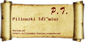 Pilinszki Témisz névjegykártya